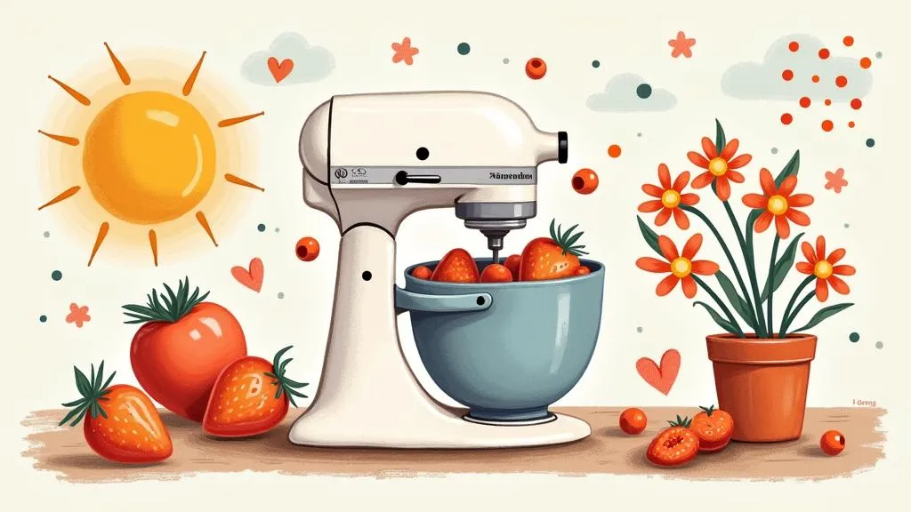 Kinder Mixer im Einsatz