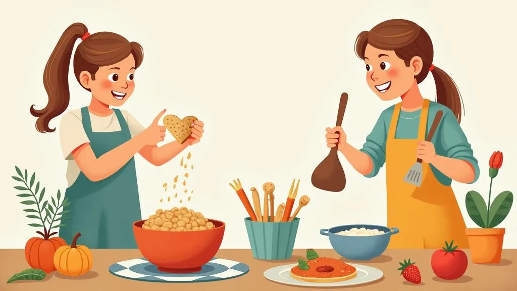 Kinderküche Rezepte im Einsatz