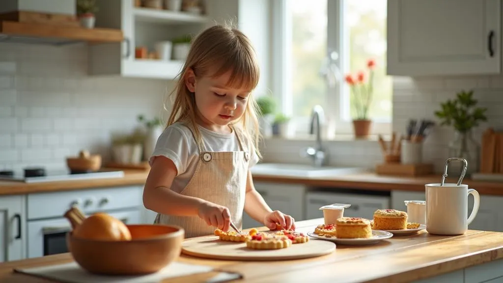 Kinderküchen-Geschirrtuch Set Zukunftstrends