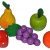 5 tlg. Set Früchte / Obst aus Holz – für Kinder Holzobst Früchteset Kaufmannsladen Zubehör Kaufladen Holzfrüchte - 