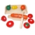 Gemüse-Obst-Schneide SLH 928 HOLZ-SCHNEIDE Teile mit Klettverschlüssen zum Spielen in Kinderküche und Kaufladen von Holzspielzeug Peitz
