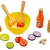 Idena 4100112 - Kleine Küchenmeister Salat - Set aus Holz und Filz, 24 teilig, circa 15 x 15 x 7 cm