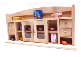 Kinder Kaufmannsladen Kaufladen Spielküche Kinderküche1031 G aus massivem Holz GEÖLTE Ausführung von Holzspielzeug-Peitz Neu