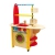 Kinderküche aus Holz mit ausklappbarer Theke,  Spielspaß auf beiden Seiten, mit Waschmaschine sowie Herd  und Ofen