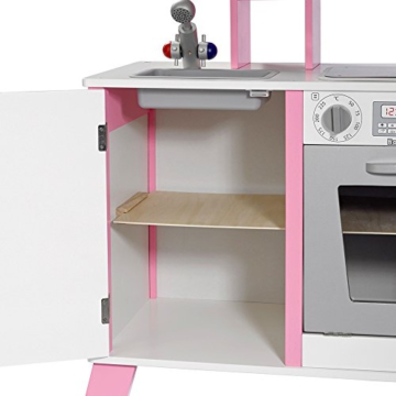 howa Spielküche / Kinderküche „Chefkoch“ aus Holz mit LED-Kochfeld 48204 - 