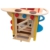 Kinderküche aus Holz mit ausklappbarer Theke,  Spielspaß auf beiden Seiten, mit Waschmaschine sowie Herd  und Ofen - 