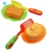 Peradix Küchen Spielzeug Set 60 teilig mit Messer, Gabel, Teller, Messkännchen, Herd, Pfanne und Schüssel, das besondere Geschenk - 
