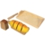 Tablett mit Brot, Schneidebrett und Messer aus Holz: Holz Brot für Kinderküche Kinder Schneide Spielzeug Küche Zubehör Kaufmannsladen - 